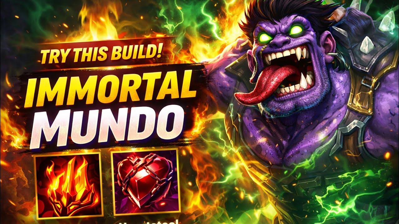 WILD RIFT Immortal Mundo Build is INSANELY BROKEN IN PATCH 7.0C