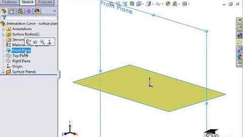 1 Advanced Sketching   15 Intersection Curve