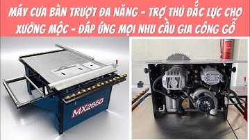 Máy cưa bàn trượt mini đa năng MX-2660 : Động cơ mạnh mẽ , đường cắt chính xác - Giá tốt cho thợ mộc