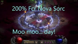 6Hrs Farming Cow Level 200Fcr Nova Sorc - Diablo 2 Resurrected