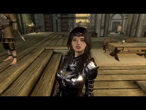Видео: The Elder Scrolls V  первая встреча с Лидия - София ревнует