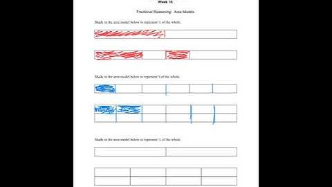 3rd grade number talk fractional reasoning area model