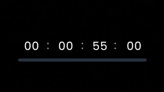 55 SECONDS - TIMER & ALARM - COUNTDOWN