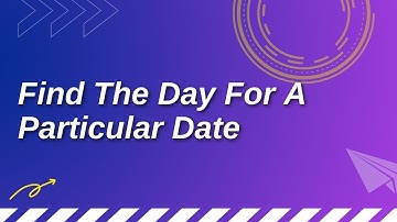 Find the day for a particular date using C#