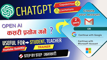 ChatGpt Tutorial | How to use ChatGPT in Nepali