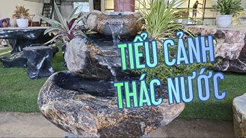 Tiểu cảnh thác nước ban công chung cư ĐẸP