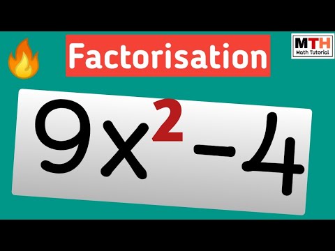Factorise 9x^2-4 |