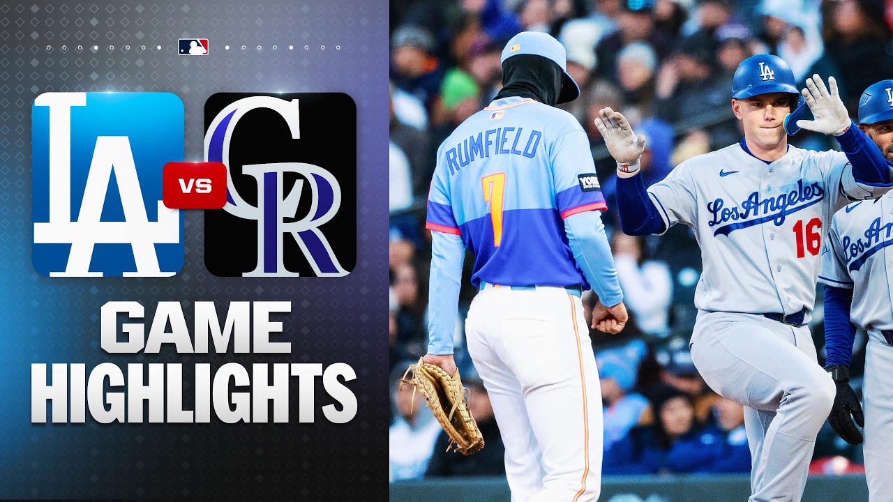 Dodgers vs. Rockies Game Highlights (4/17/26) | MLB Highlights - YouTube