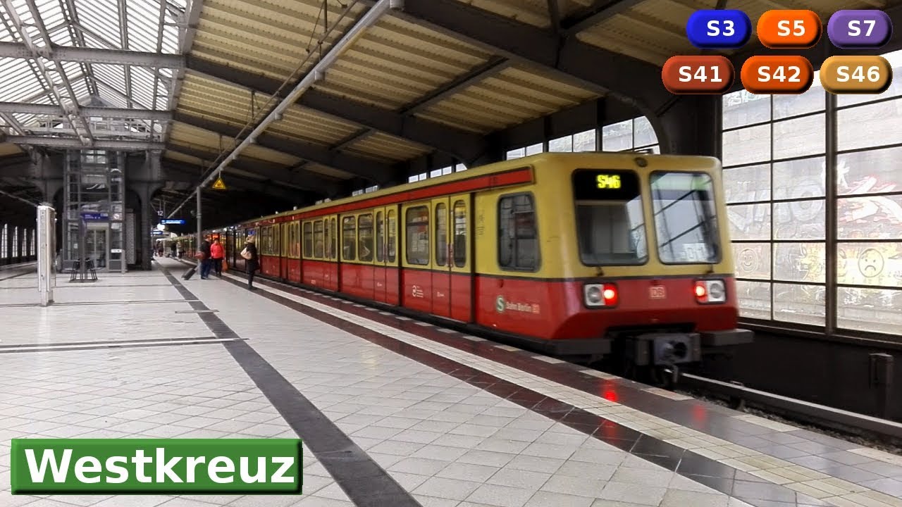 Westkreuz S3 S5 S7 S41 S42 S46 SBahn Berlin