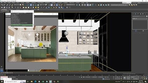 3DsMax Tutorials, Learn Texturing a Designer Kitchen from Scratch in 3dsmax ( Part 11)