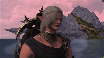 [FFXIV Shadowbringers] Urianger attempts walking on water