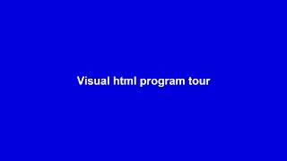 visual html program tour