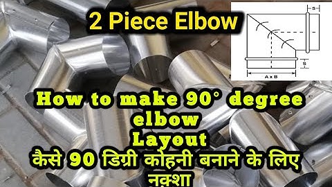 HOW TO MAKE 90 DEGREE ELBOW cladding aluminum cover