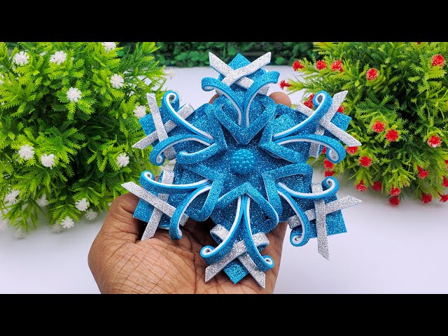 Craft Foam Snowflake - All Free Crafts