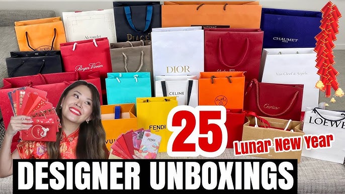 LUNAR NEW YEAR LUXURY 🧧UNBOXINGS 2021  Dior, Hermes, LV, Cartier, Fendi Red  Packets & more 