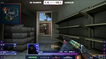 dupreeh 1v4 clutch vs SK Gaming [ BLAST Pro Series 2017 ]