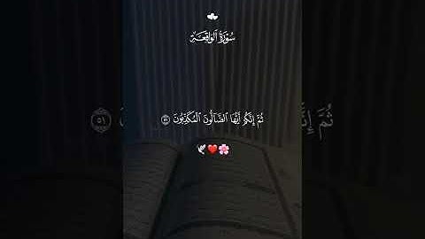 القرآن الكريم سورة الواقعة بصوت خاشع | راحة نفسية وطمأنينة للقلب