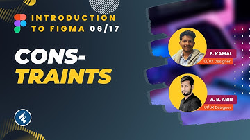 Introduction To Figma - Part 06/17 | Constraints In Figma | Figma Tutorial for Beginners