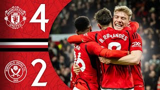 Bruno Gets A Brace At Old Trafford 😍 | Man Utd 4-2 Sheffield United | Highlights by Manchester United 2,673,002 views 4 weeks ago 2 minutes, 36 seconds