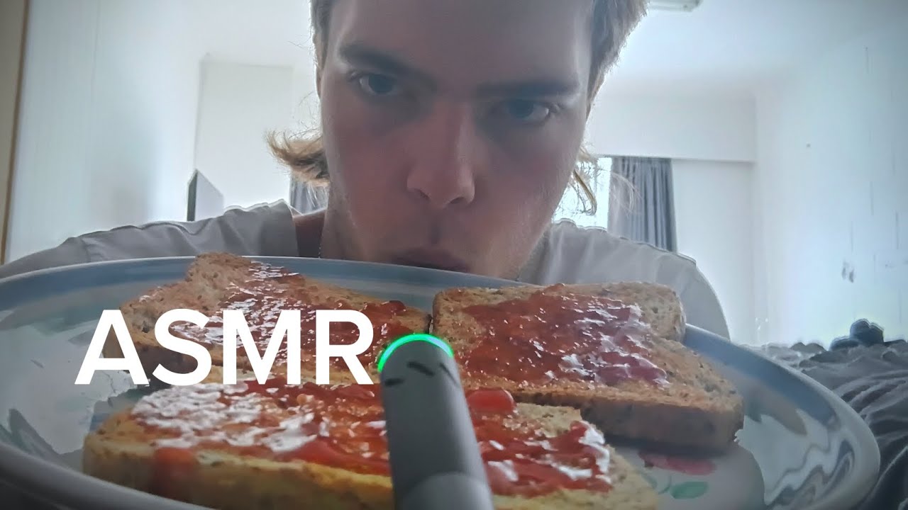 ASMR Eating Toast And Drinking Water No Talking (Part 2 ASMR)