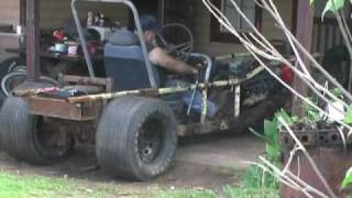 home-made 425 Oldsmobile powered death trap