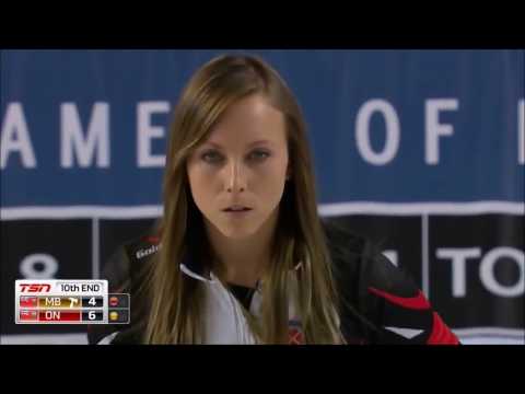 Rachel Homan. Best shots at the 2017 STOH