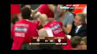 CSKA VS OLYMPIAKOS 61-62 EUROLEAGUE CHAMPIONS 6 DIFFERENT COMMENTATORS