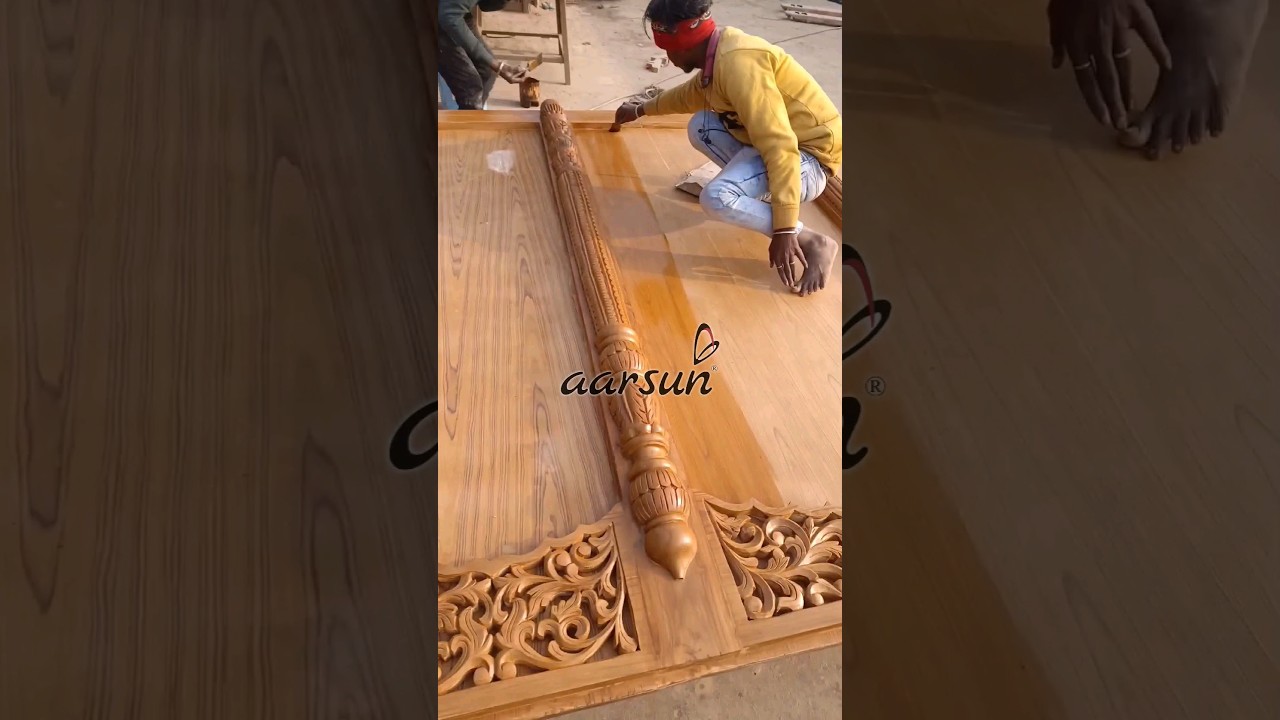 Grand Wood temple in making | Wood art