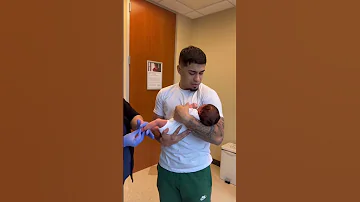 Newborn Daughter Gets Her First Shot Dad Cries Shorts 