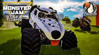 Who's a Good Monster Truck?  Monster Mutt Dalmatian! (Monster Jam Steel Titans 2!)