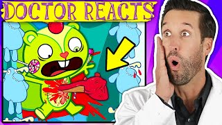 Doctor ER Reacts to Happy Tree Friends | Compilation screenshot 4