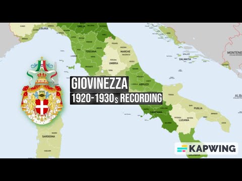 Giovinezza Italian Fascist Song 1930s