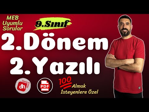 9.SINIF 2.DÖNEM 2.YAZILI SORULARI (MEB Sınav Soruları) 💯 (9 Edebiyat Sınava Hazırlık Çalışması)