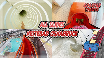 Alle Rutschen im Nettebad Osnabrück | All Slides POV 2024