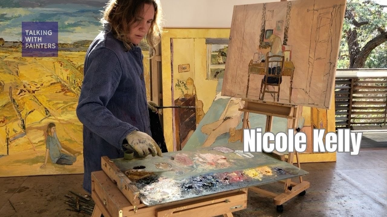 Nicole Kelly talks with Maria Stoljar in her studio - YouTube