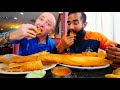 Eating INDIAN FOOD for 24 HOURS in Washington D.C.!! Dosas, Butter Chicken & Thali | USA