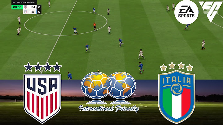 FC 25 - USA vs Italy 09/7/2025 - INTERNATIONAL FRIENDLY - Gameplay PS | Full Highlight