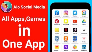 All Apps in One App - Aio Social Media Browser App Kaise Use Kare - Aio Social Media Browser App screenshot 1