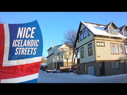 how-do-icelanders-live---summer-&-winter-residential-street-view