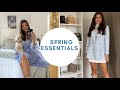 SPRING ESSENTIALS FOR A CAPSULE WARDROBE - TRY ON