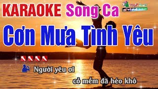 Miniatura del video "Cơn Mưa Tình Yêu Karaoke Song Ca | Bản Chuẩn 2020 - Nhạc Sống Thanh Ngân"