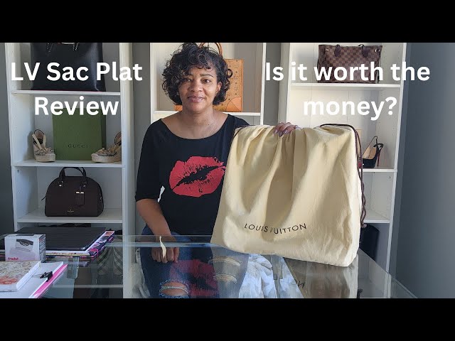 THIS BAG HOLDS WHAT?! PETIT SAC PLAT LOUIS VUITTON - REVIEW/DEMO