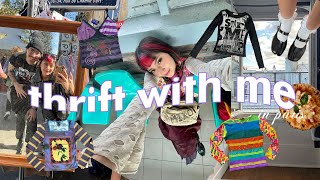 THRIFT WITH ME // thrift shopping in Paris with NEW friends!!!
