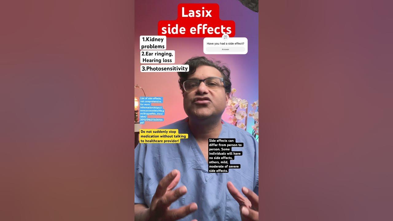 Lasix Side Effects In Elderly: Important Health Risks