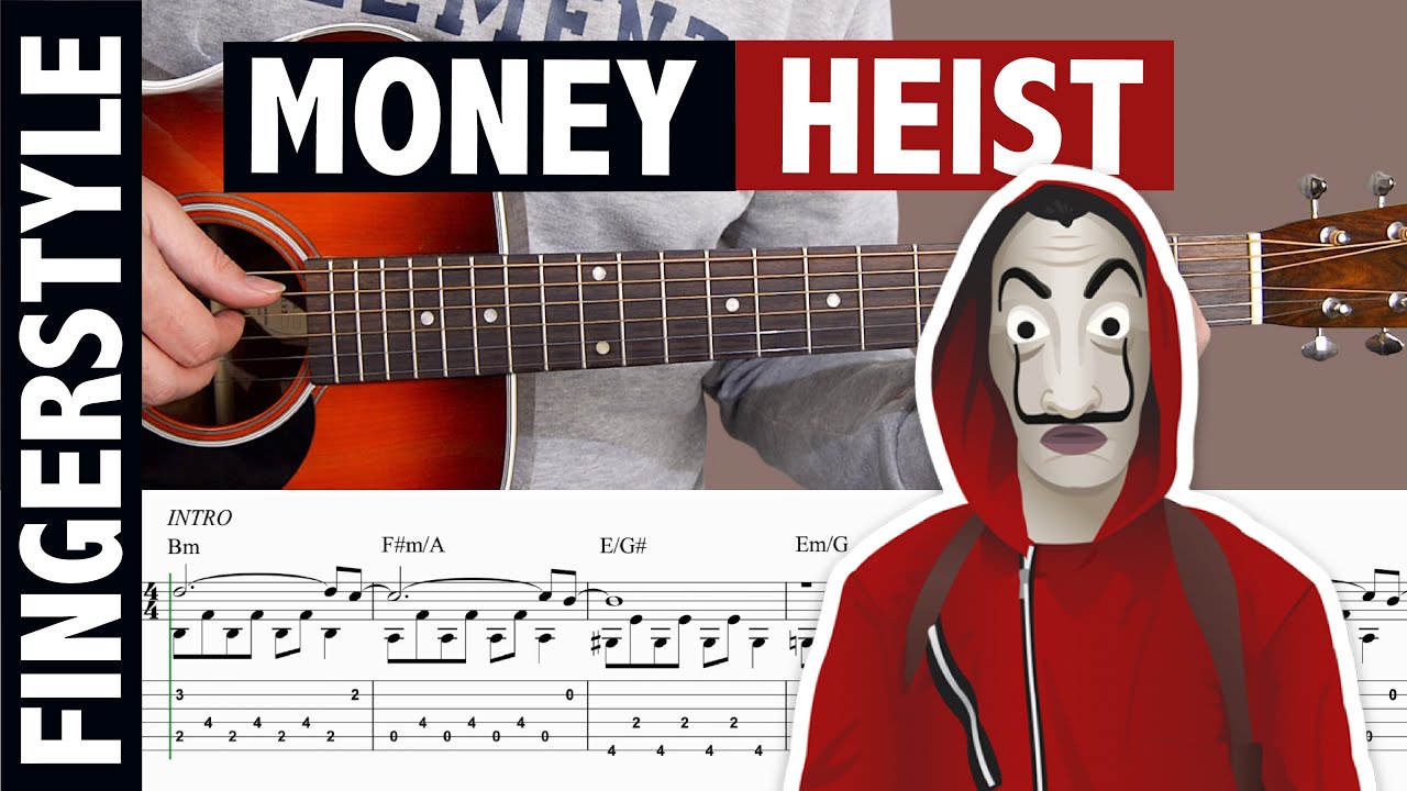 Money Heist - La Casa de Papel FINGERSTYLE GUITAR - YouTube