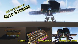 Not My 3 Levels of Auto Sorting Storage in Minecraft