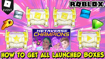 [EVENT] How To Get ALL Admin, Developer, Star Creator and MVP Boxes: Roblox Metaverse Champions