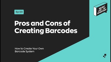 Pros and Cons of Creating Barcodes | Secret Life of Inventory