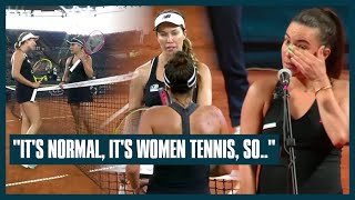 What Did Collins Say to Ruse at the Net? | &quot;This is Women Tennis, So&quot;