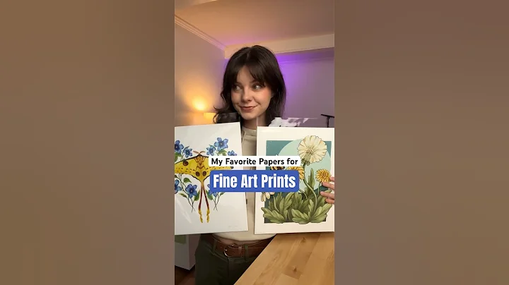 Papers for high quality, Giclee Fine Art prints at home #artisttips #artbusiness #smallbusinesstips